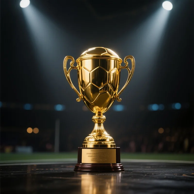 象征最高荣誉的金色奖杯